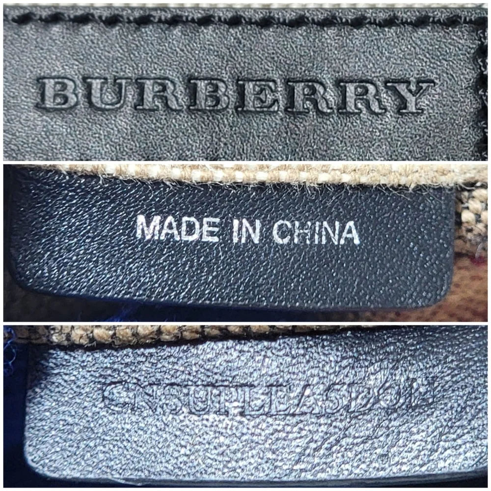 Authentic BURBERRY Ashby Hobo SaddleCanvas Mega Check - Picture 4 of 12